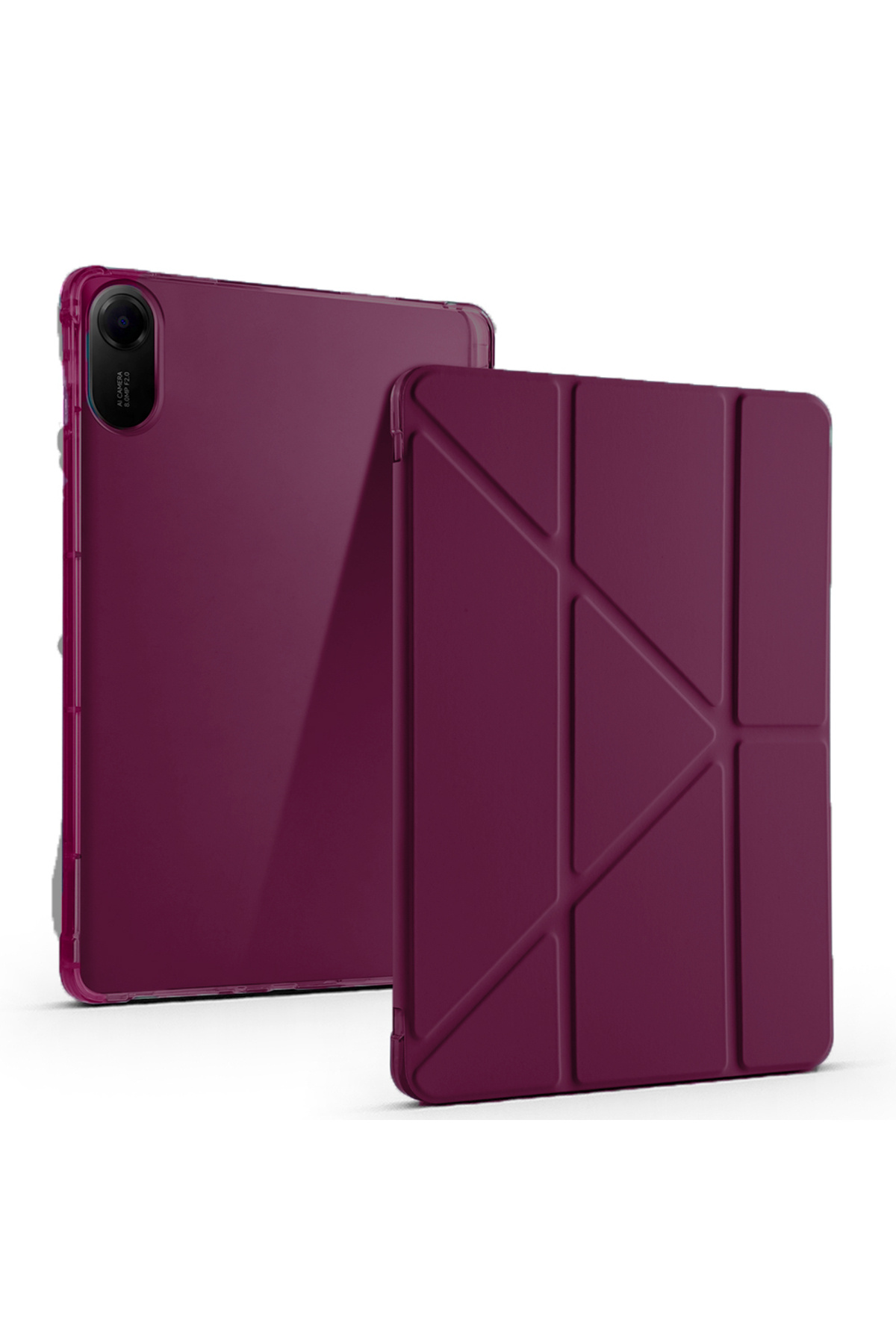 Smart Case with Sleep Mode with Redmi Pad 2 Compatible Tri-Folding Pen Compartment