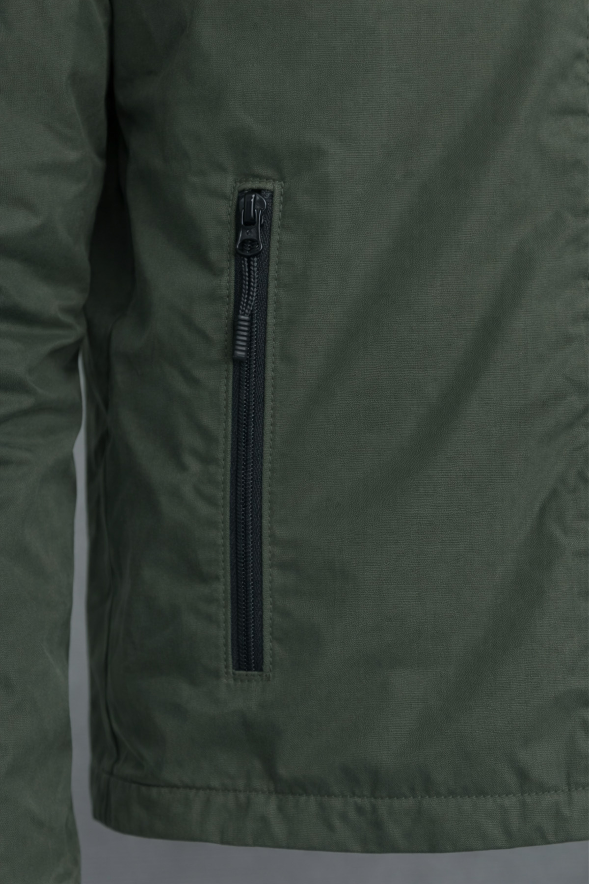 DAMGA JEANS  Erkek Basic Günlük Haki Yağmurluk & Rüzgarlık - Görsel 4