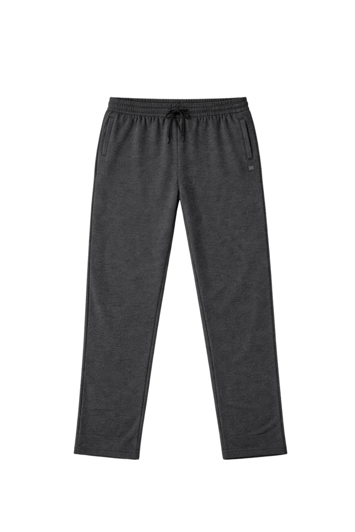 BattalModa Erkek Büyük Beden Antrasit İki İplik Cep Fermuarlı Eşofman Altı 3XL-4XL-5XL-6XL-7XL-8XL görsel 4