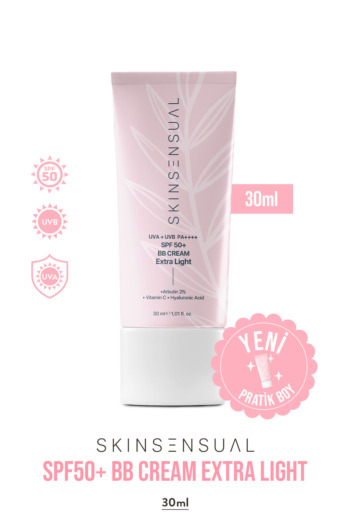Skin Sensual BB Krem Extra Light 30ml SPF50 PA++++ | Leke Karşıtı, Aydınlık Cilt Görünümü | UVA/UVB Koruma - Fiyatı, Yorumları