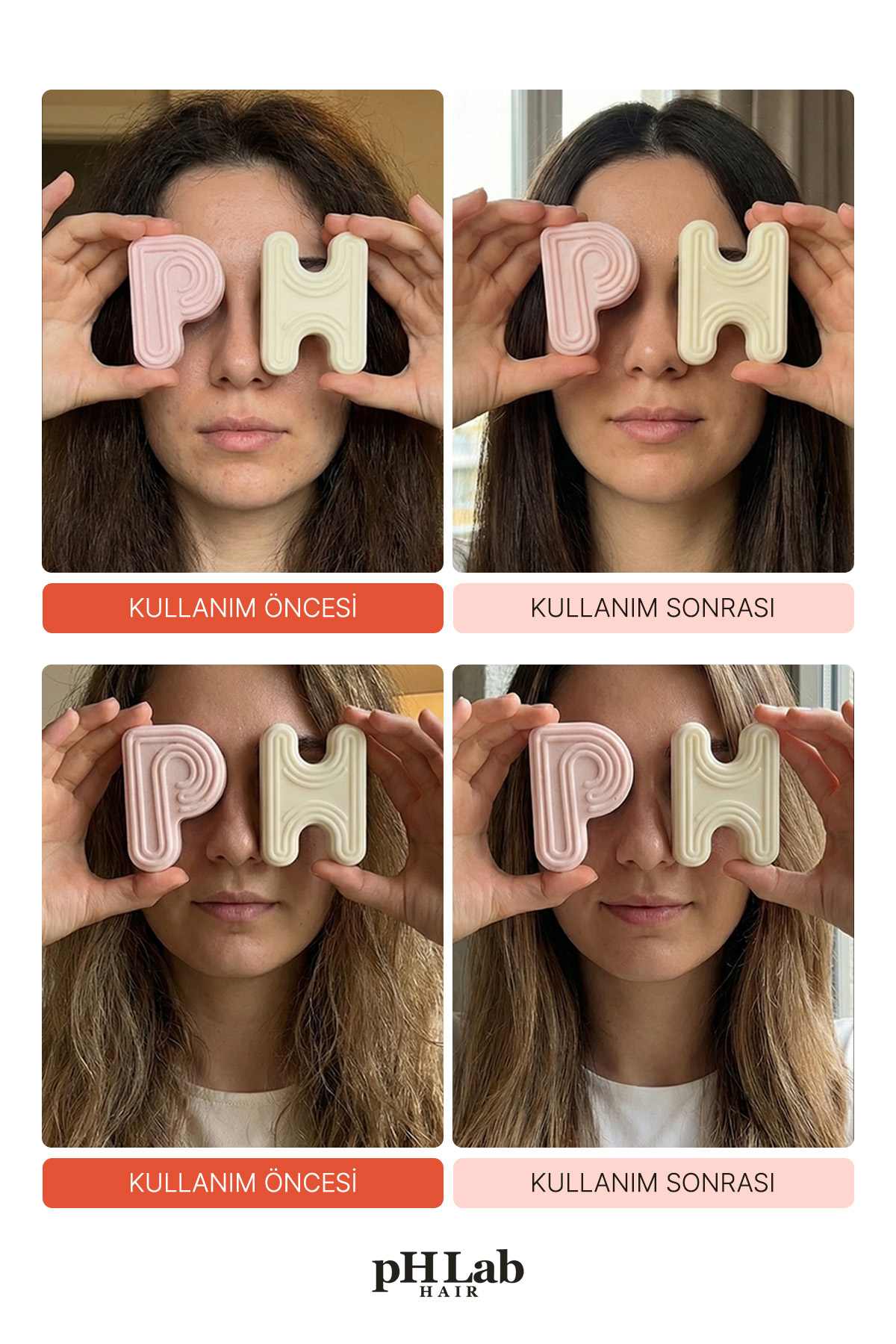 PhLab Hair P+H Seti, Fermente Pirinç Suyu & Protein Complex Katı Şampuan & Kondisyoner Set — PHPHS-01 — تصویر 7 از 7