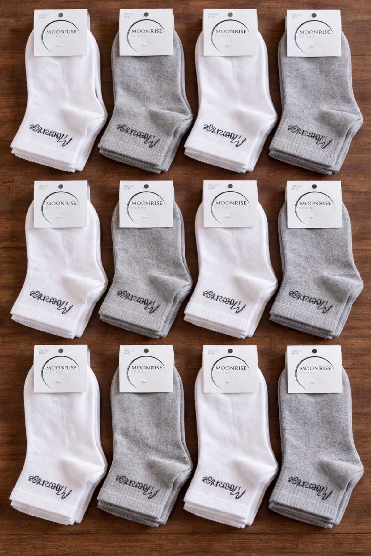short Socks 12 pairs Moonrise written