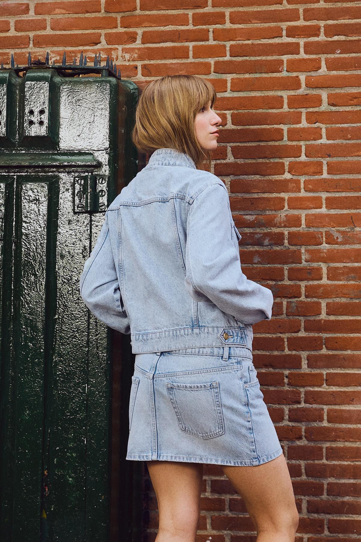 Bershka  Denim ceket - Görsel 4