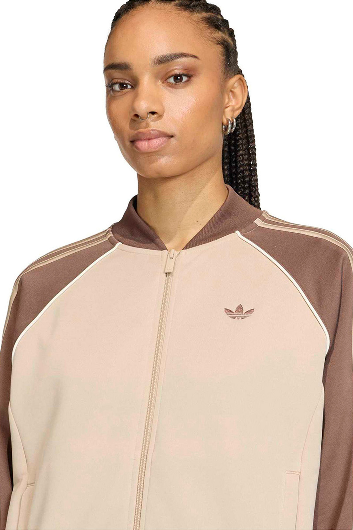 adidas Kadın Günlük Eşofman Üstü Sst Loose Tt Kd8825 görsel 4