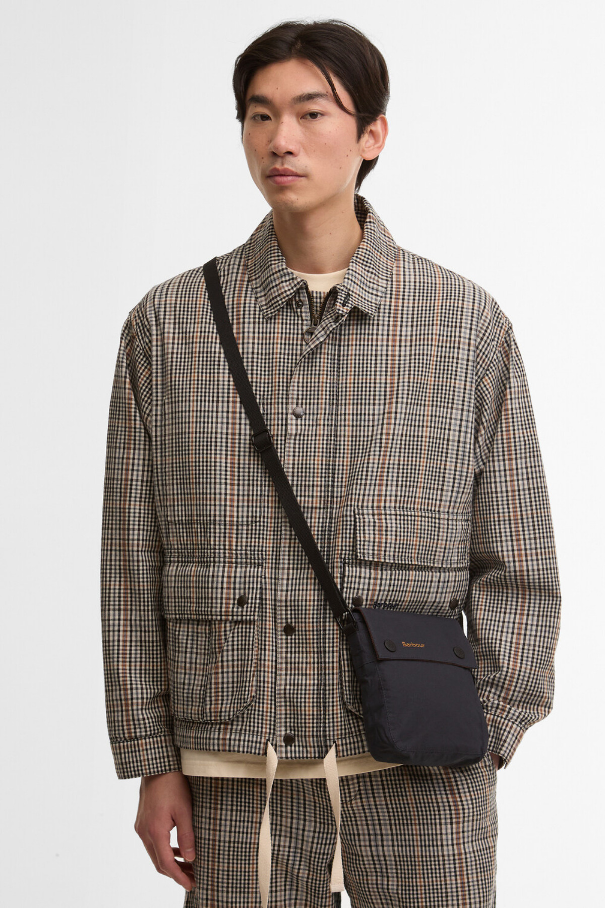Barbour Transport Çapraz Çanta NY71 Navy görsel 2