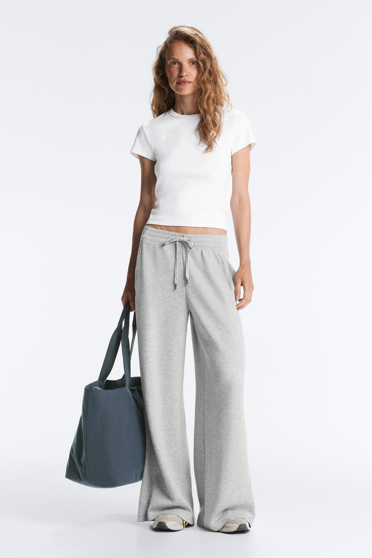 Oysho  Fitted rib pamuk karışımı T-shirt - Görsel 2