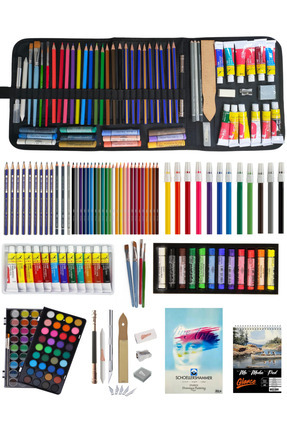 GLANCE Eskiz Çizim Sanat Ve Boyama Seti