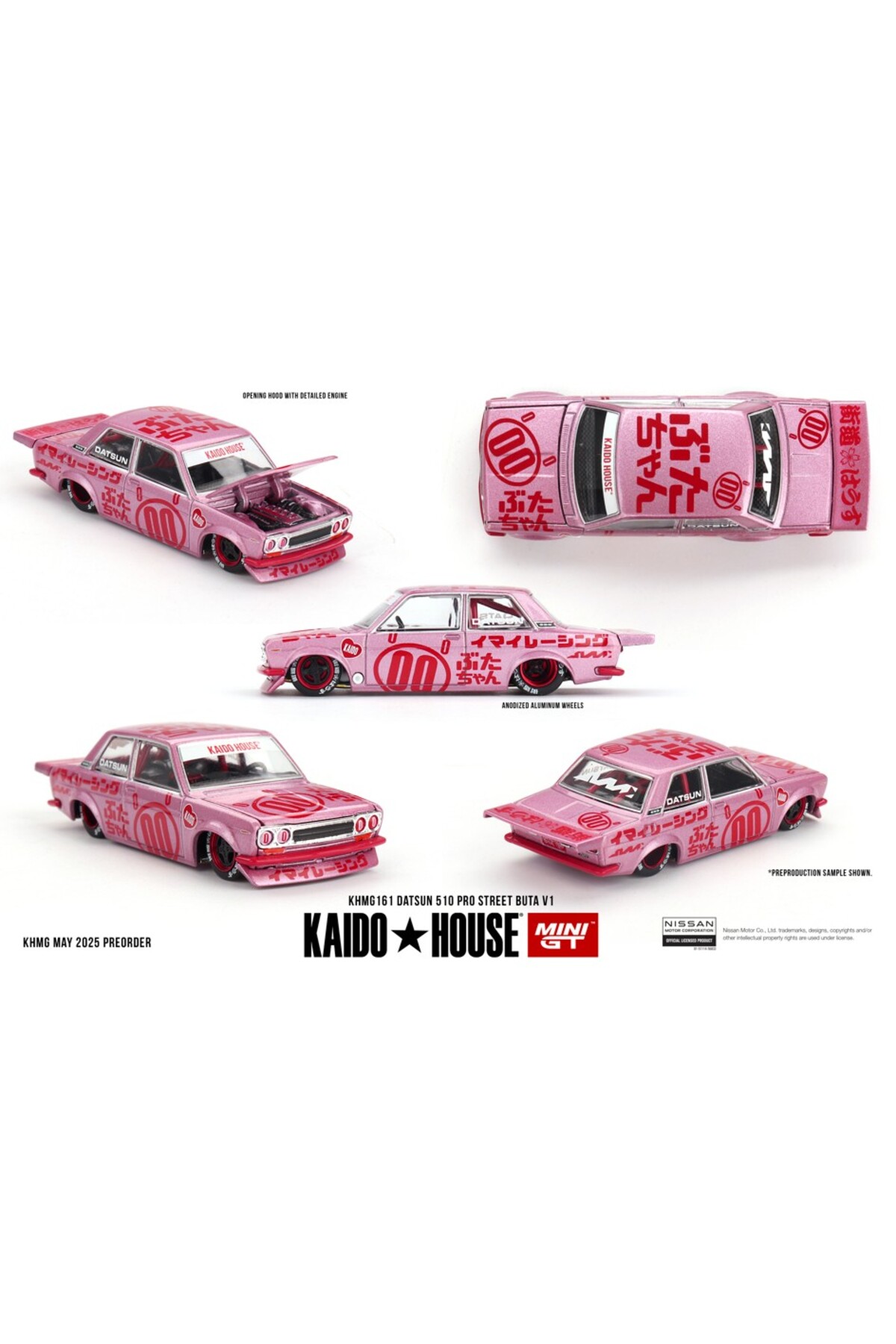 mini gt Kaido House Datsun 510 Pro Street Buta V1 161 - Fiyatı