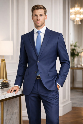 FABIO CASSEL Klasik Kesim Erkek Takım Elbise Premium Şıklık