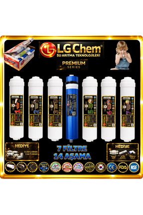 ligth gastro LG Chem PREMIUM SERIES 7 FİLTRELİ 14 AŞAMALI SU ARITMA CİHAZLARI...