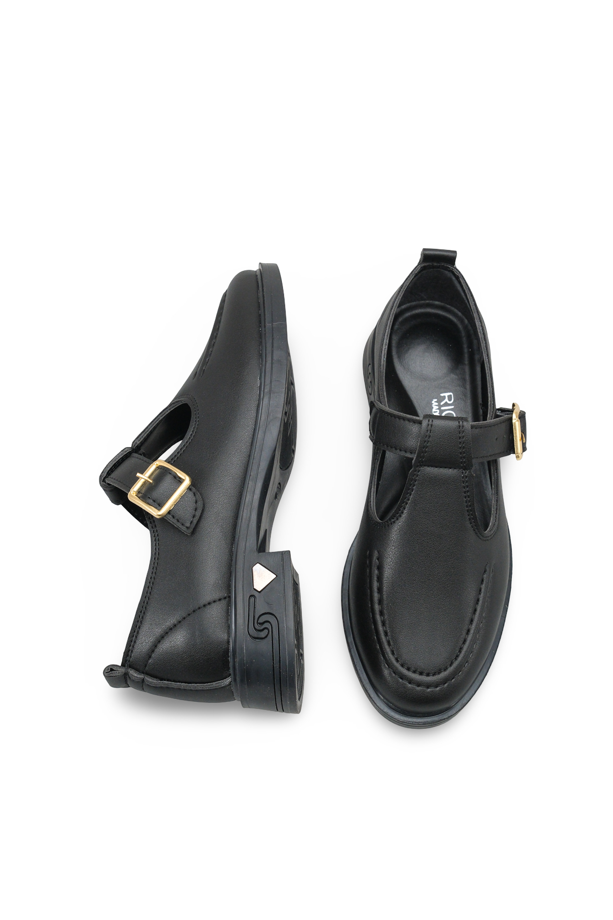 Riccon Kadın Loafer 0012350 Siyah Cilt görsel 5