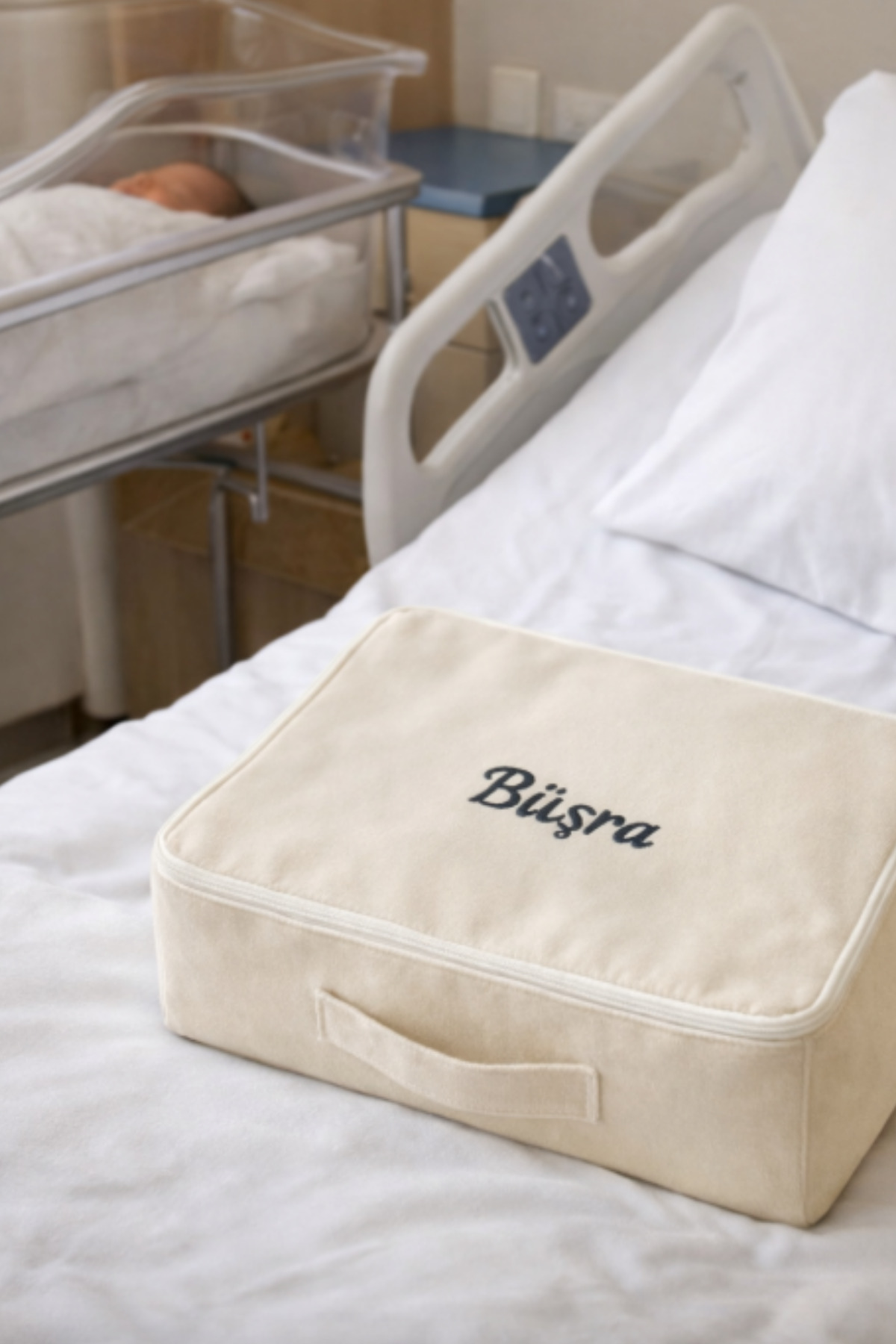 Mama Yoyo Baby Kids 6lı Kişiye Özel Anne Bebek Doğum Hastane Düzenleme Bavul Çantası Içi Düzenleyici NAKIŞLI fotoğrafı 2 (önizleme)