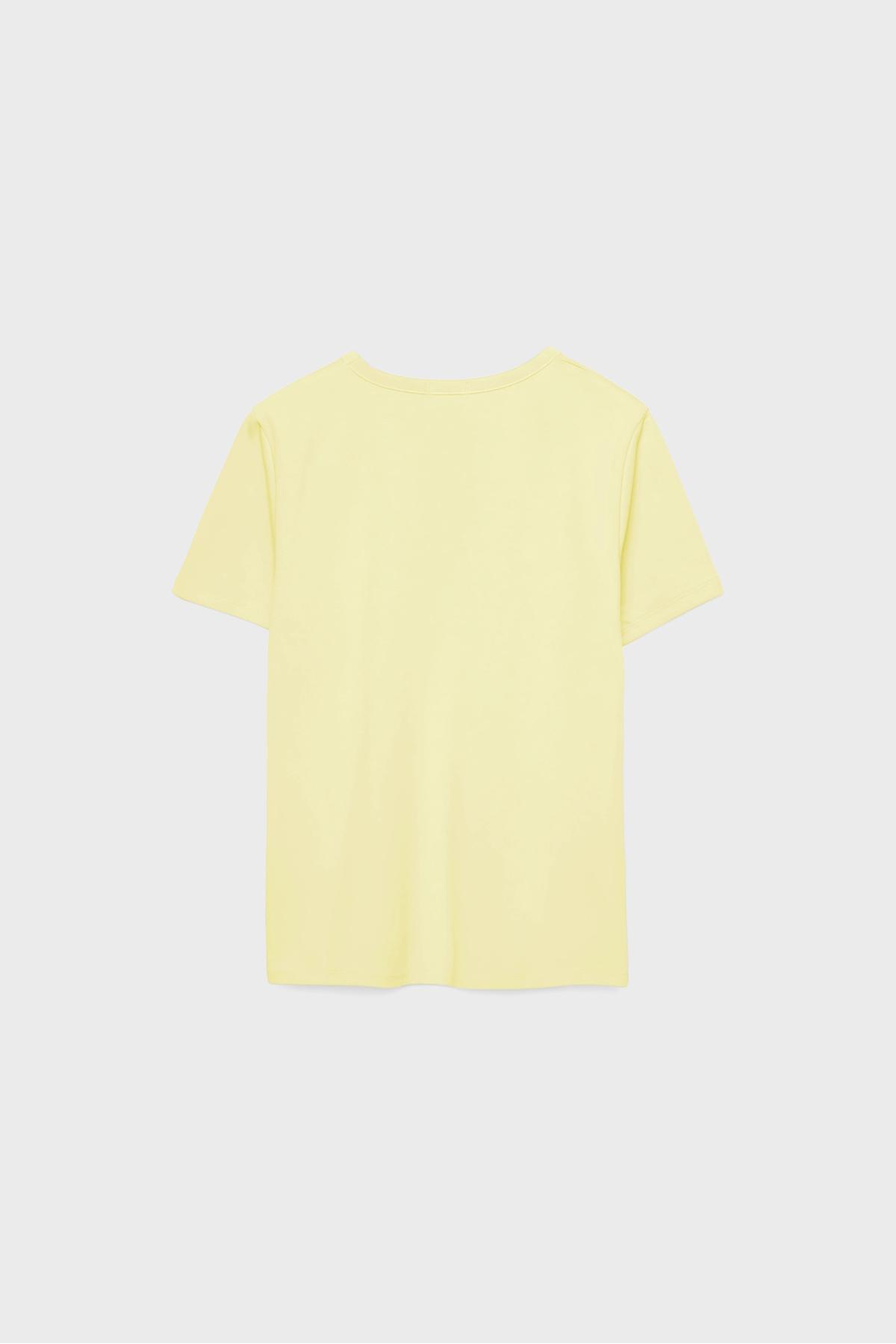 Stradivarius  Yumuşak dokunuşlu regular basic tişört - Görsel 7