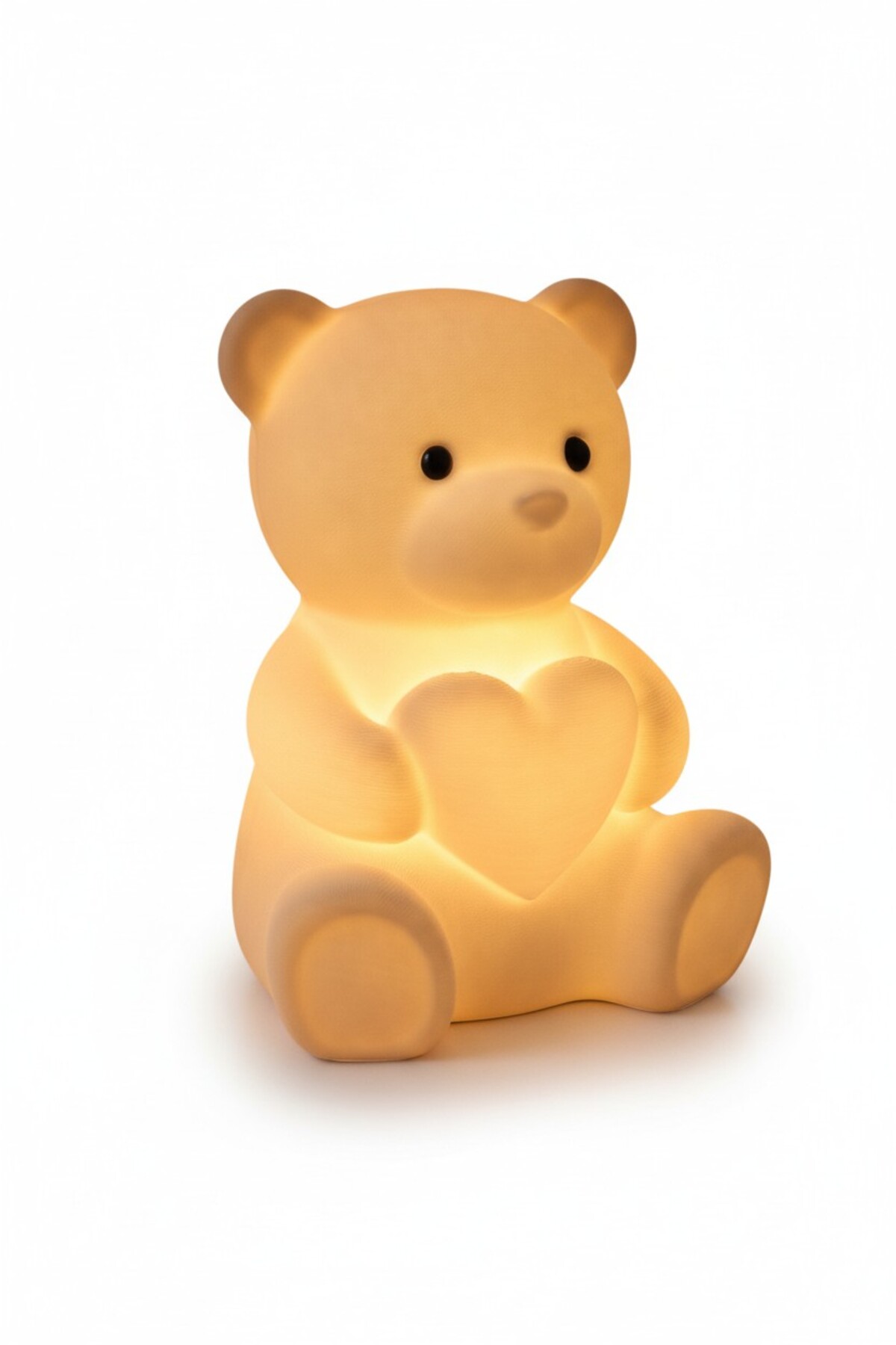 Mescolare Ayıcık Figürlü Kalpli Tealight Mumluk - Bebek Odası Dekoratif Gece Lambası & Biblo-Hediye Fikri fotoğrafı 4 (önizleme)
