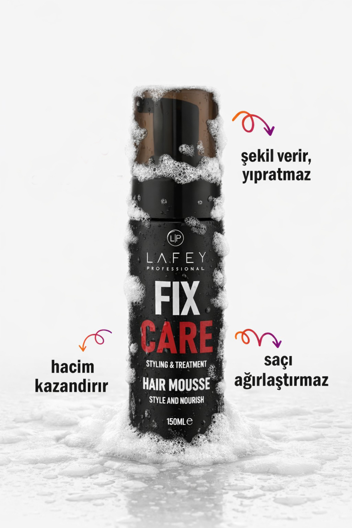 FIX CARE Hacim Kazandıran Saç Şekillendirici Köpük 150 ml — LFYFIX012539 — تصویر 4 از 4
