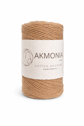 Akmonia Makrome Pamuklu Örgü ip 250Gr - 2mm Çanta ipi ,Supla ip ,Ev Dekorasyo...