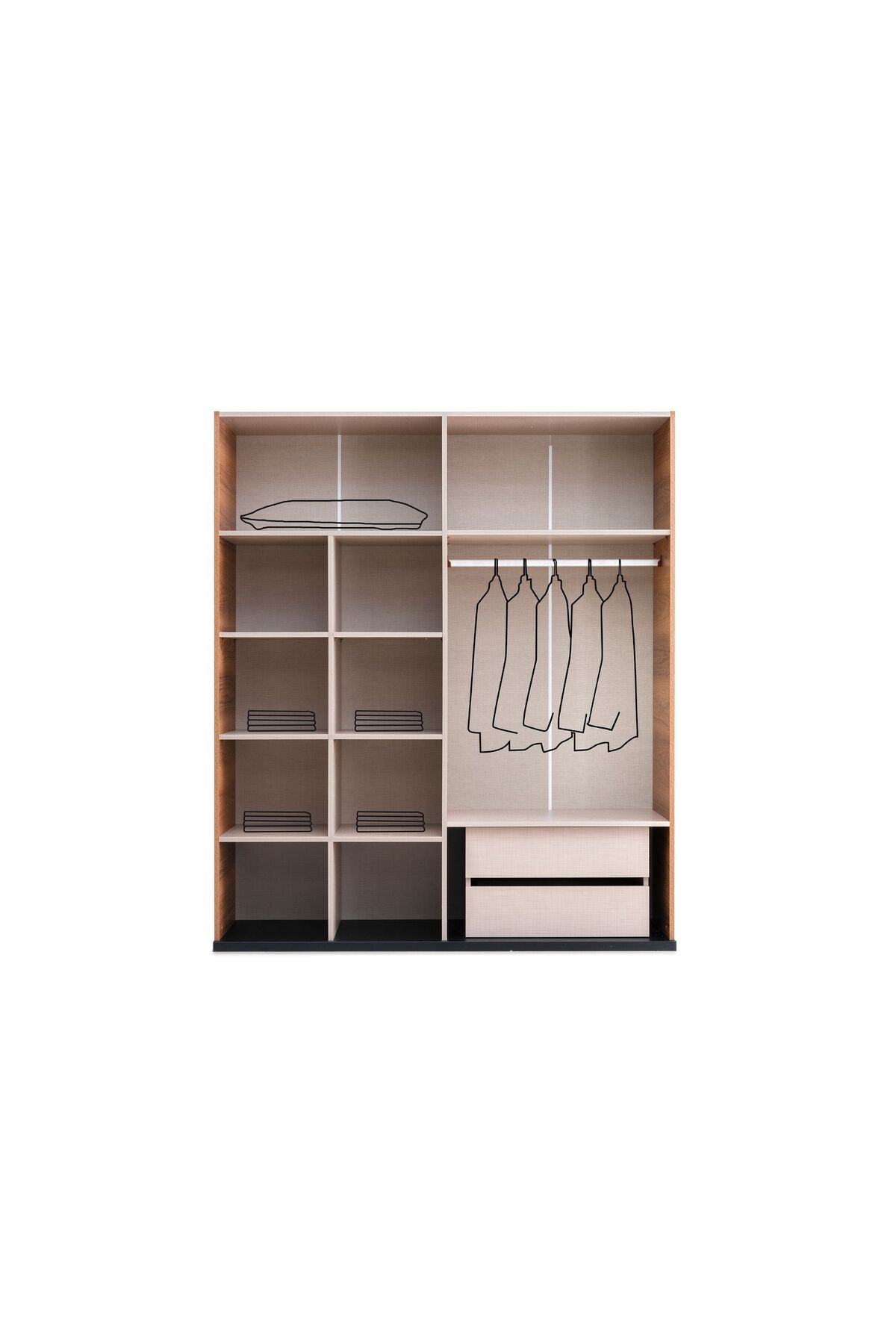 Doressa Home Pera 4 Kapılı Gardırop fotoğrafı 2 (önizleme)