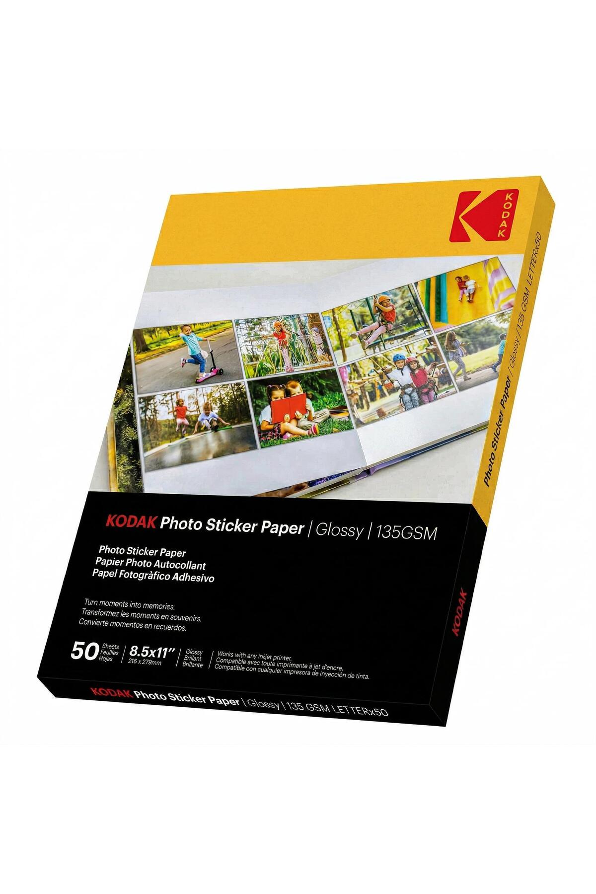 Kodak PHOTO STİCKER PAPER 135GSM/A4 - 50 ADET - Fiyatı, Yorumları