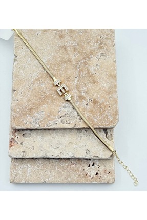 SY AKSESUAR 14K Harf Bileklik