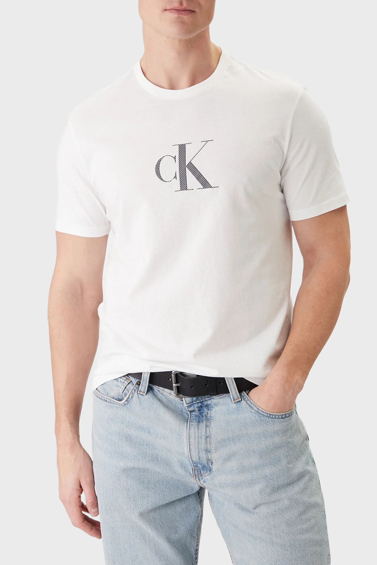 تیشرتمردانهCalvin Kleinسفید