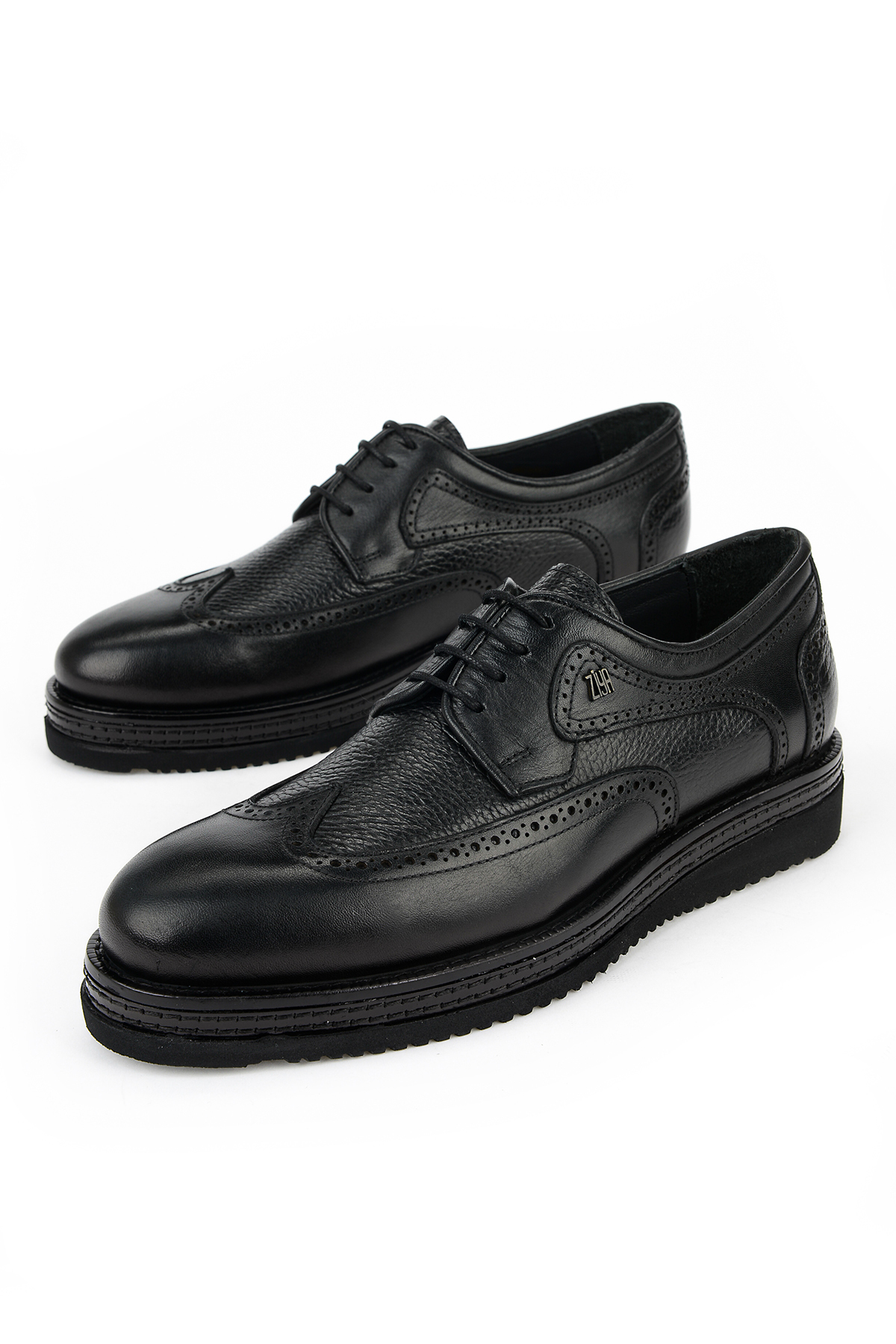 Ziya  , Erkek Hakiki Deri Ayakkabı 1611063Z2989 Siyah - Görsel 5