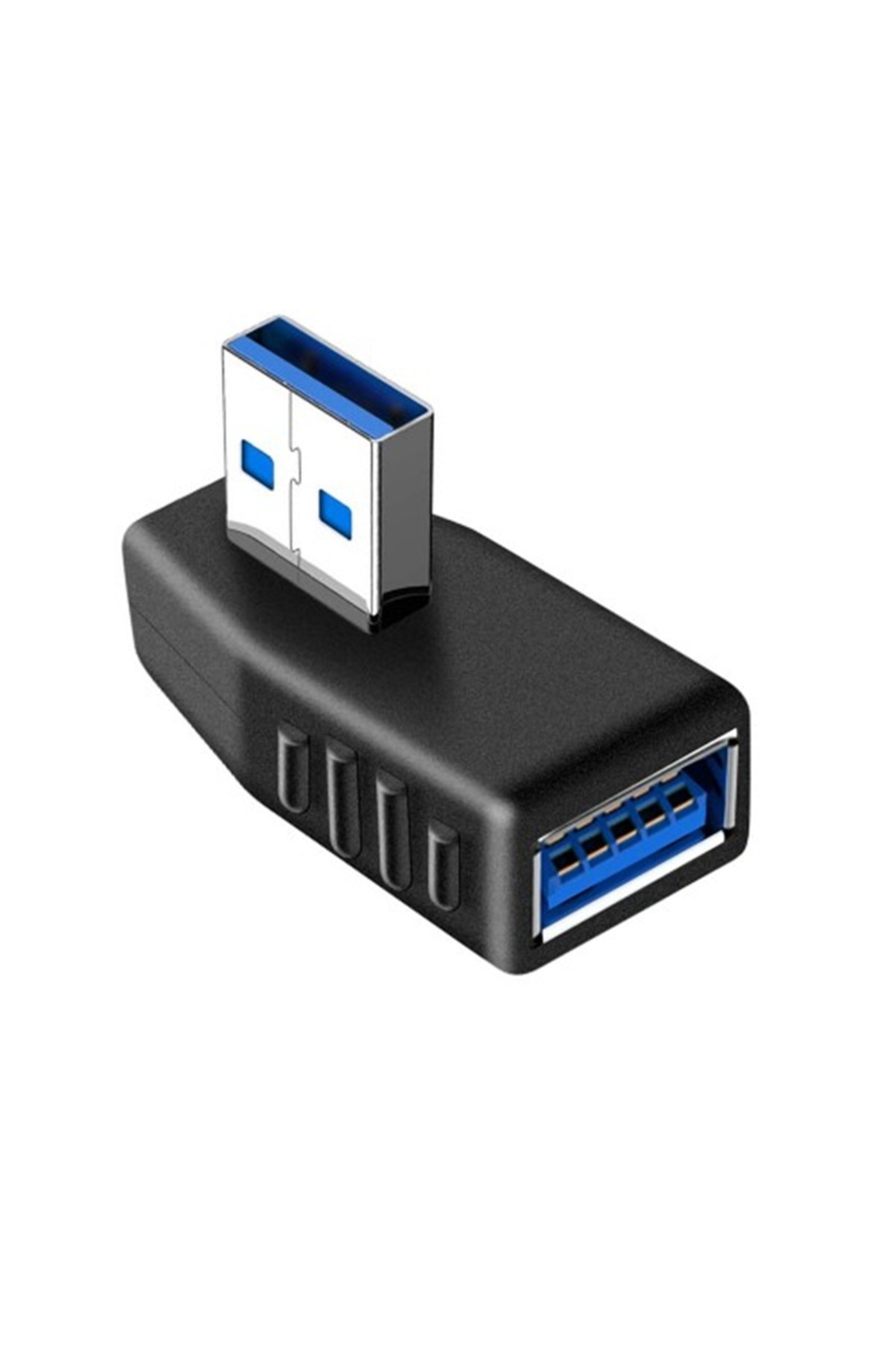 Usb 3.0 Sol Açılı Konnektör Erkek Dişi 90 Derece Uzatma Adaptörü Yüksek Hızlı Usb Yeni 3.0 Sürümü