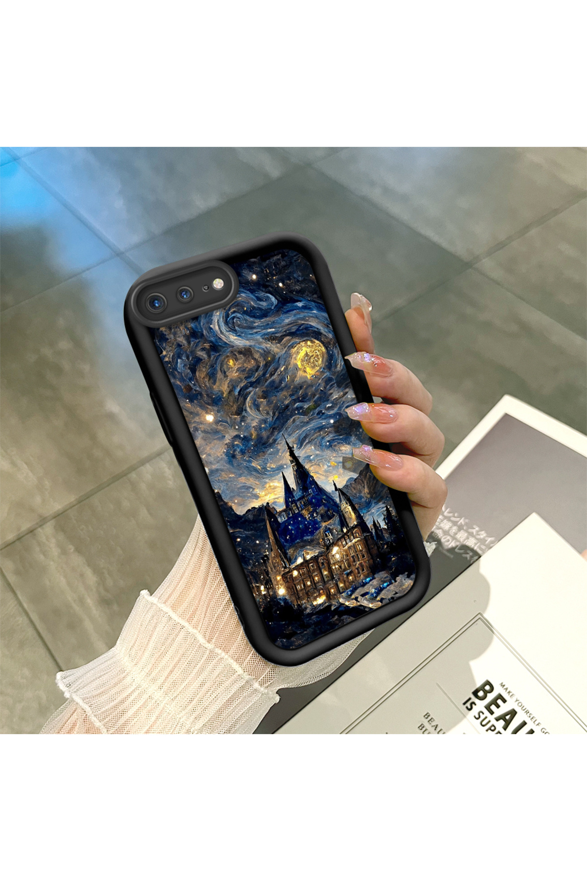 black Silicone Case Shockproof Camera Protection for iPhone 7 Plus/8 Plus