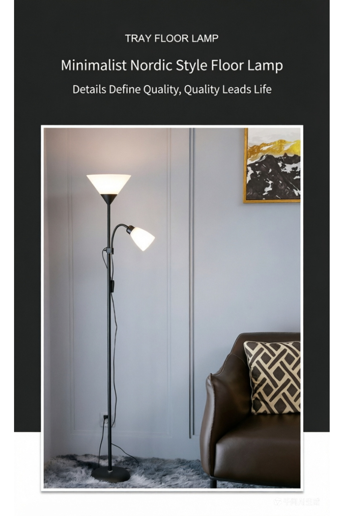 مصباح مكتبي متعدد الوظائف بتصميم بسيط وعصري لغرفة...