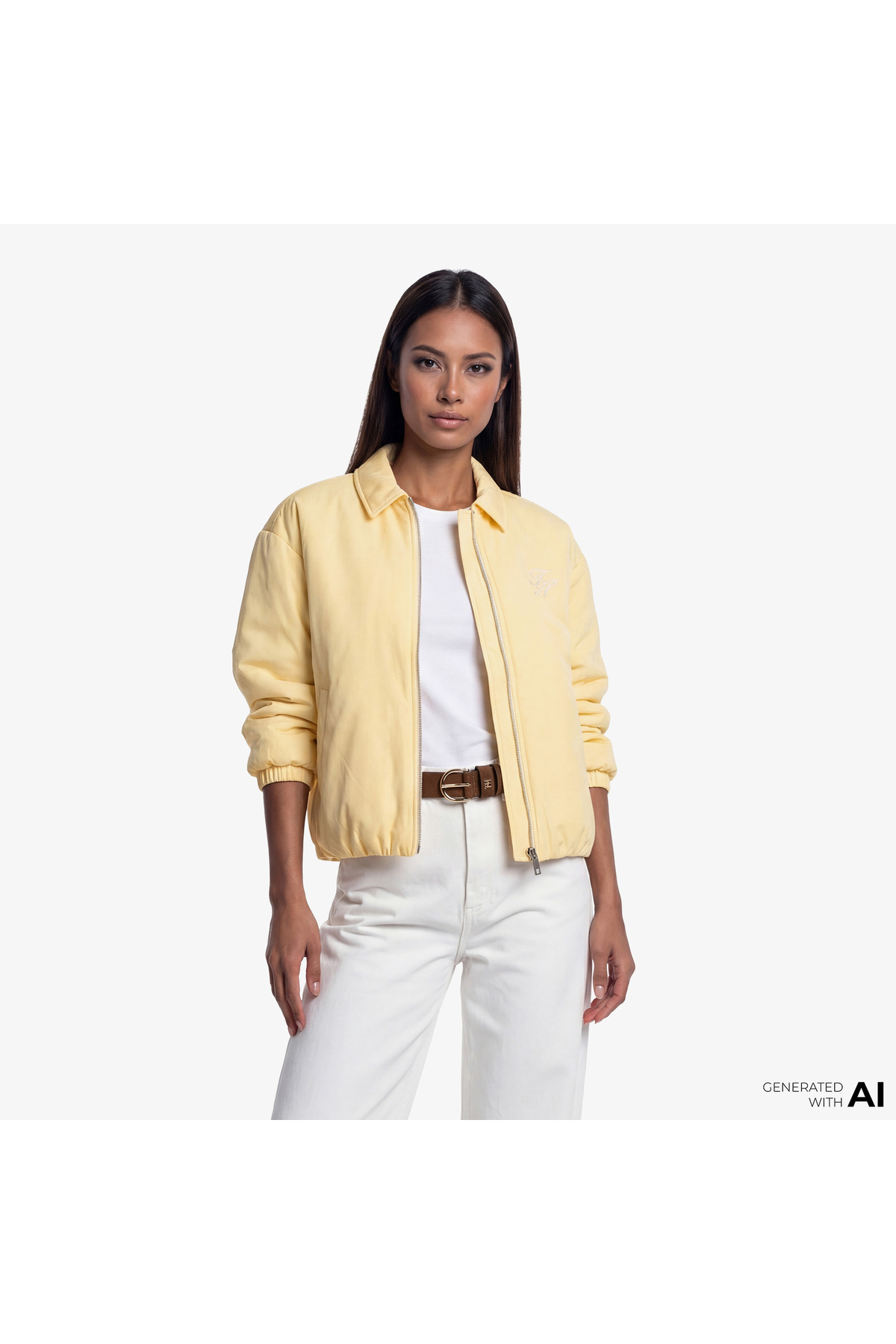 Tommy Hilfiger  Padded Kadın Sarı Ceket