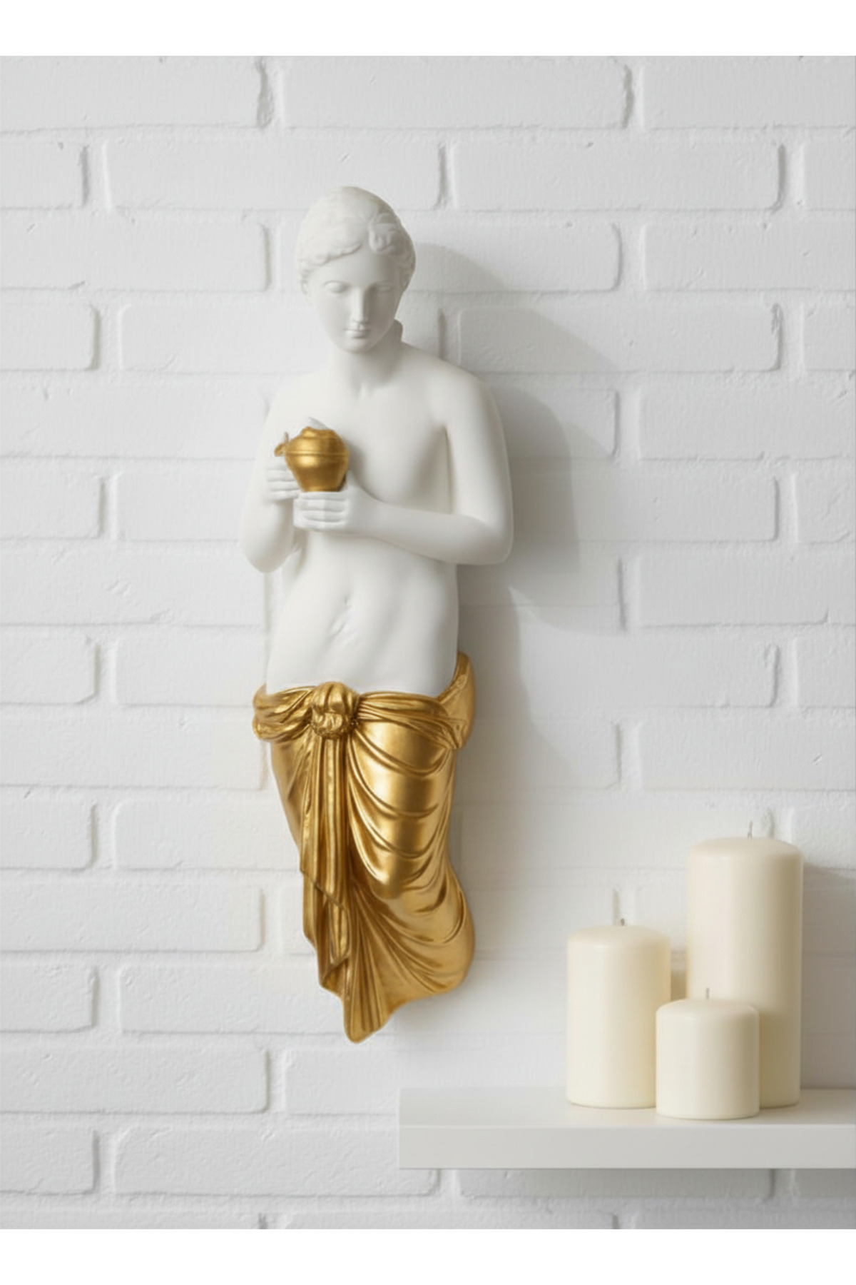 50cm Oversized Roman Woman 3D Wall Sculpture Ancient Roman Greek Sculpture
