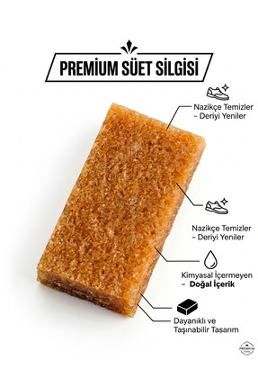 Rota Premium Doğal Kauçuk Süet Silgisi (UGG, Nubuk, spor ayakkabı) - Lekeleri...