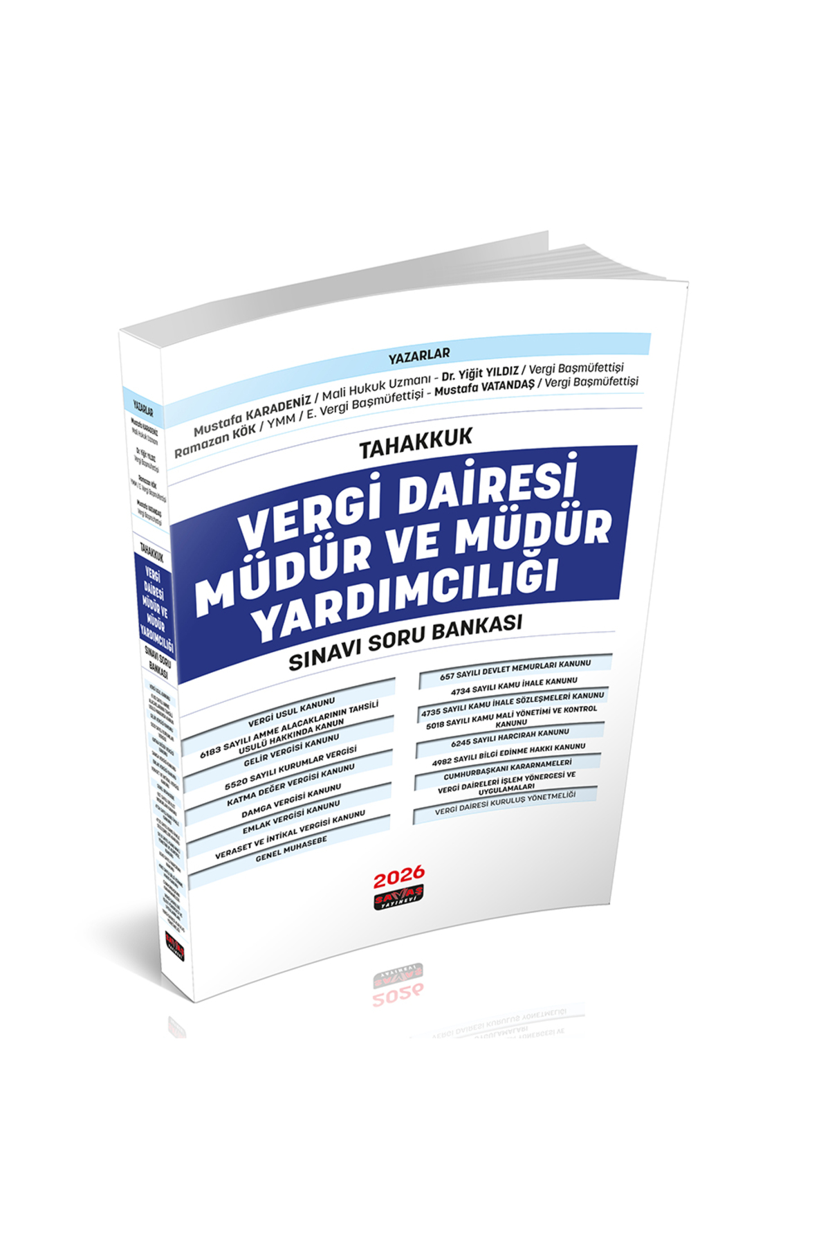 Savaş Yayınevi TAHAKKUK Vergi Dairesi Müdür ve Müdür Yardımcılığı