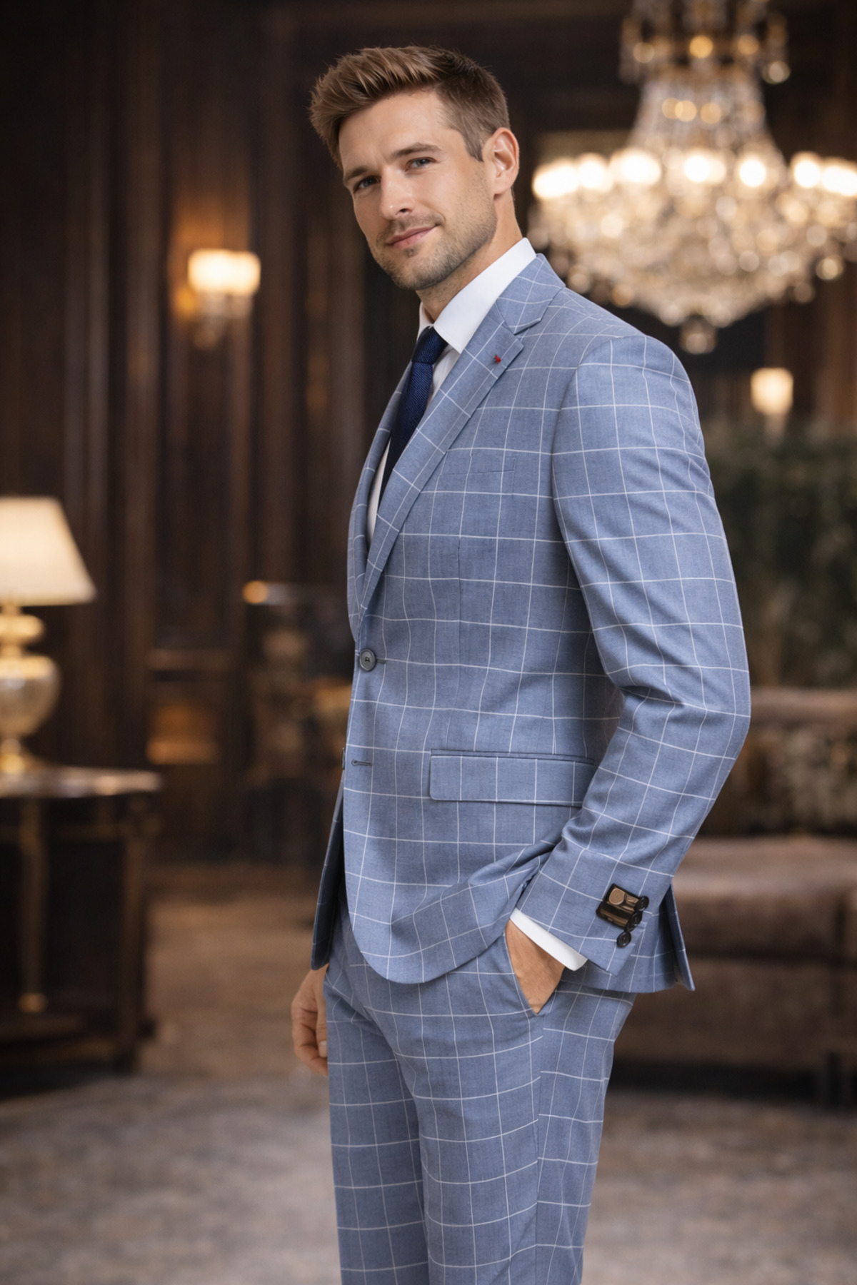 FABIO CASSEL Klasik Kesim Erkek Takım Elbise Premium Şıklık görsel 2