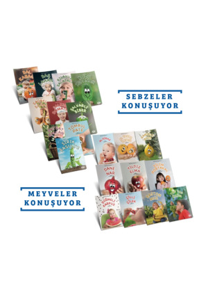 Semerkand Çocuk Yayınları 3-6 Yaş Çocuklar için Sebze ve Meyveler Konuşuyor S...