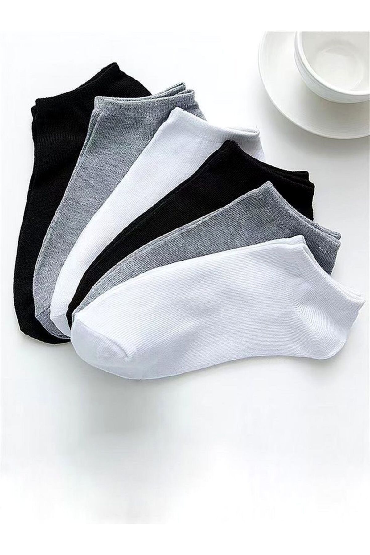 Sky Socks 20 Çift Ekonomik Paket Patik Unisex Kısa Spor Sneakers Çorap