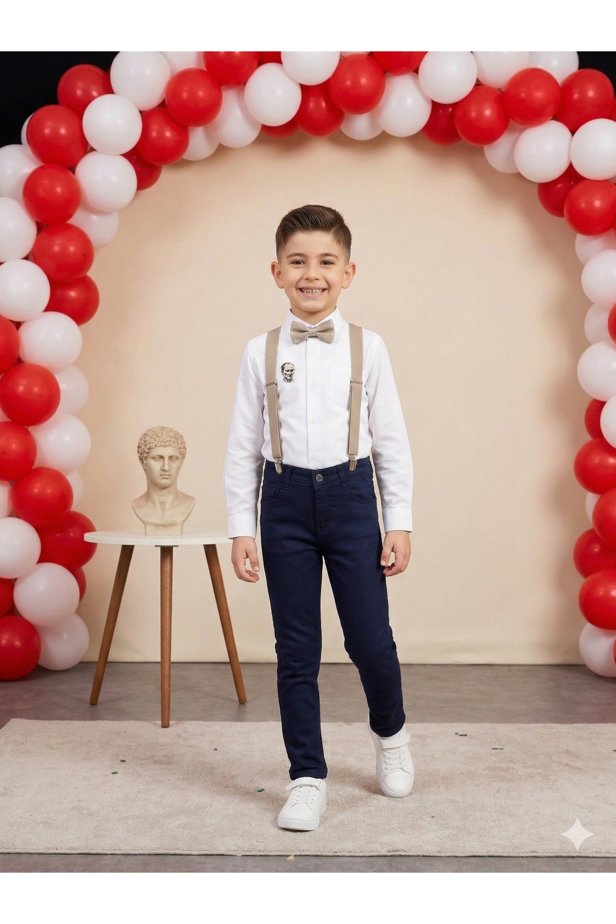 tinytrends Boy's Salopet Suit 23 April Show Outfit