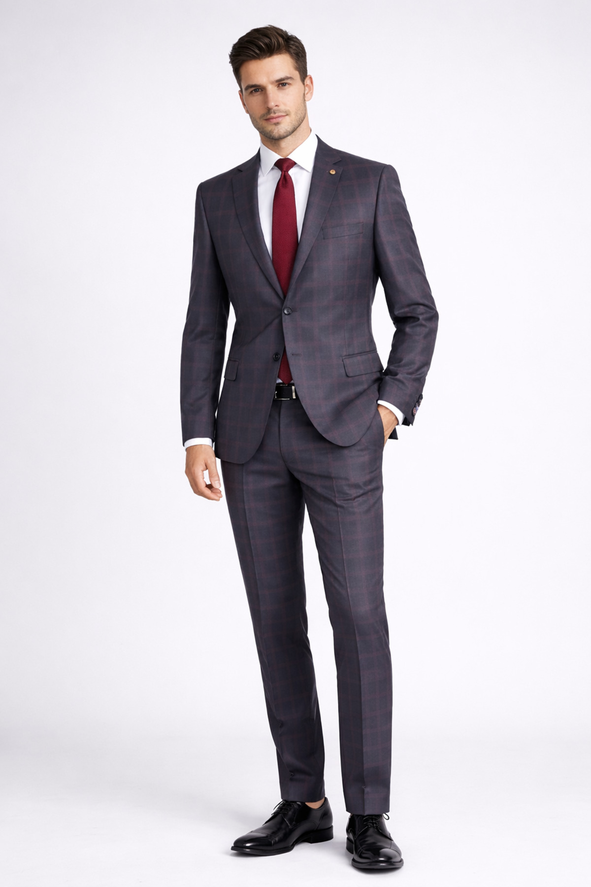 FABIO CASSEL  Klasik Kesim Erkek Takım Elbise Premium Şıklık - Görsel 2