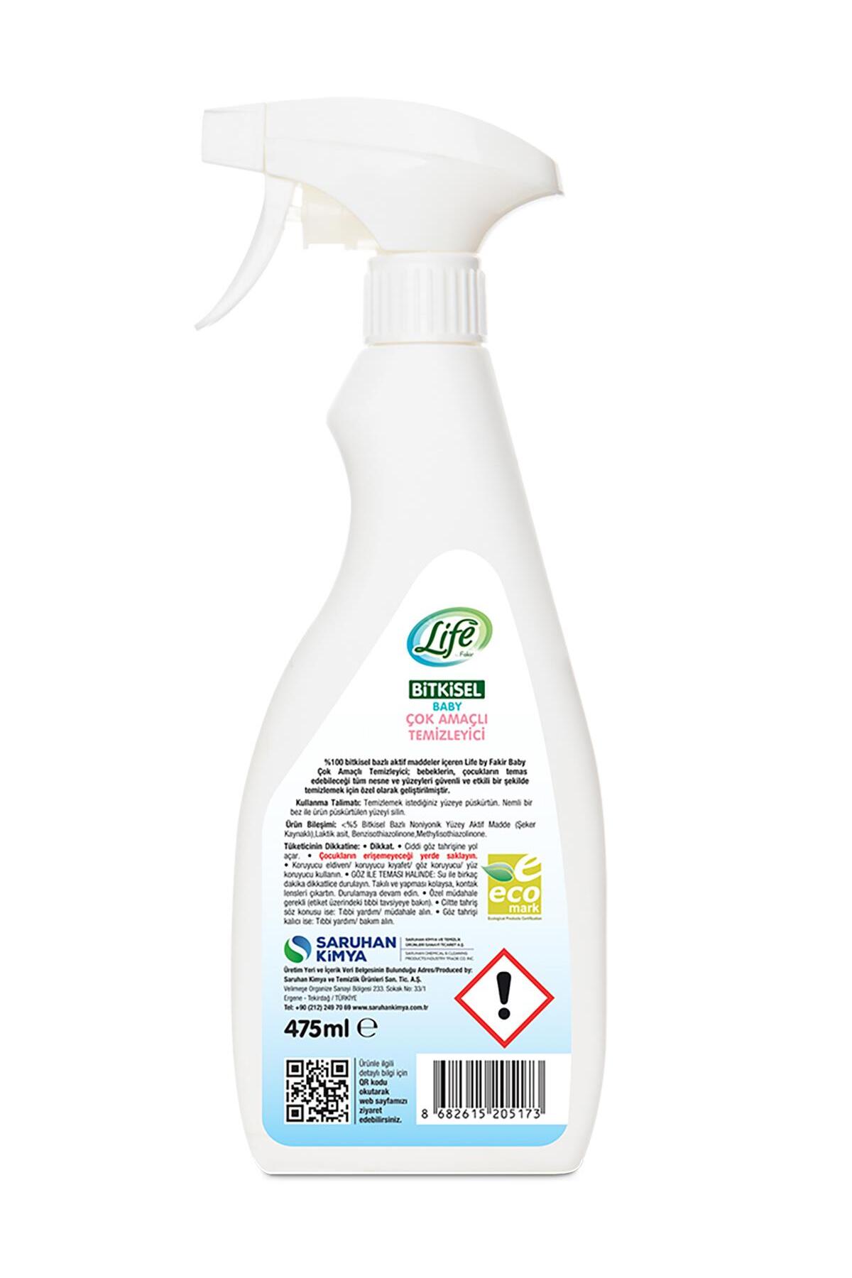 Fakir Life By Bitkisel Bebek Çok Amaçlı Temizleyici 475 Ml - Standart fotoğrafı 7 (önizleme)