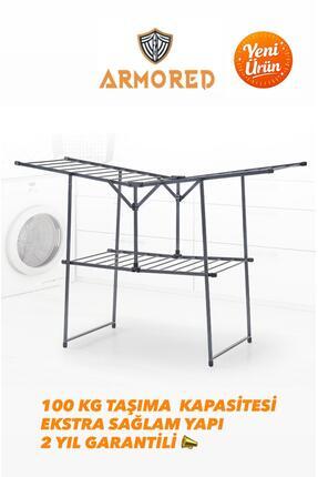 Armored Home Product Zırhlı-Kırılmaz-EXTRA KALIN BORULU Sağlam Çamaşır Kurutm...