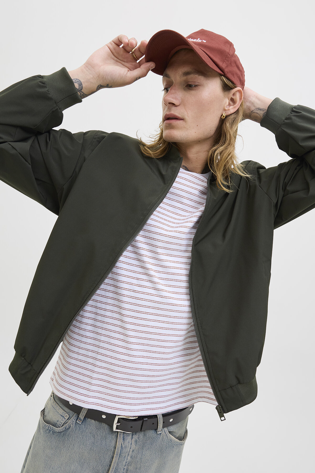 Jack & Jones Jack Jones Charge Bomber Erkek Ceket 12268608 görsel 4