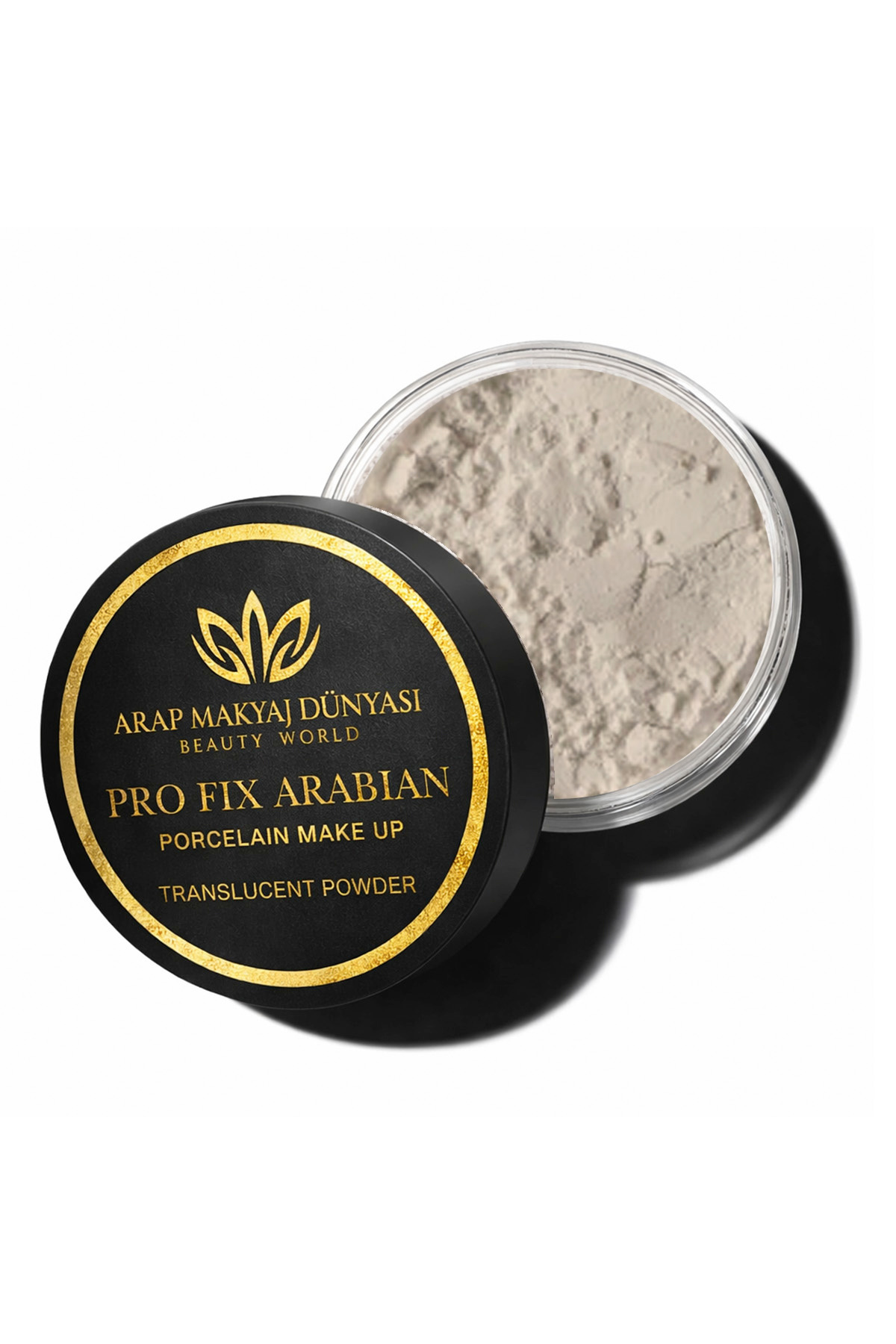 Arap Makyaj Dünyası PRO FIX ARABIAN Porcelain Make Up Transparan Pudra-Bej - Fiyatı, Yorumları