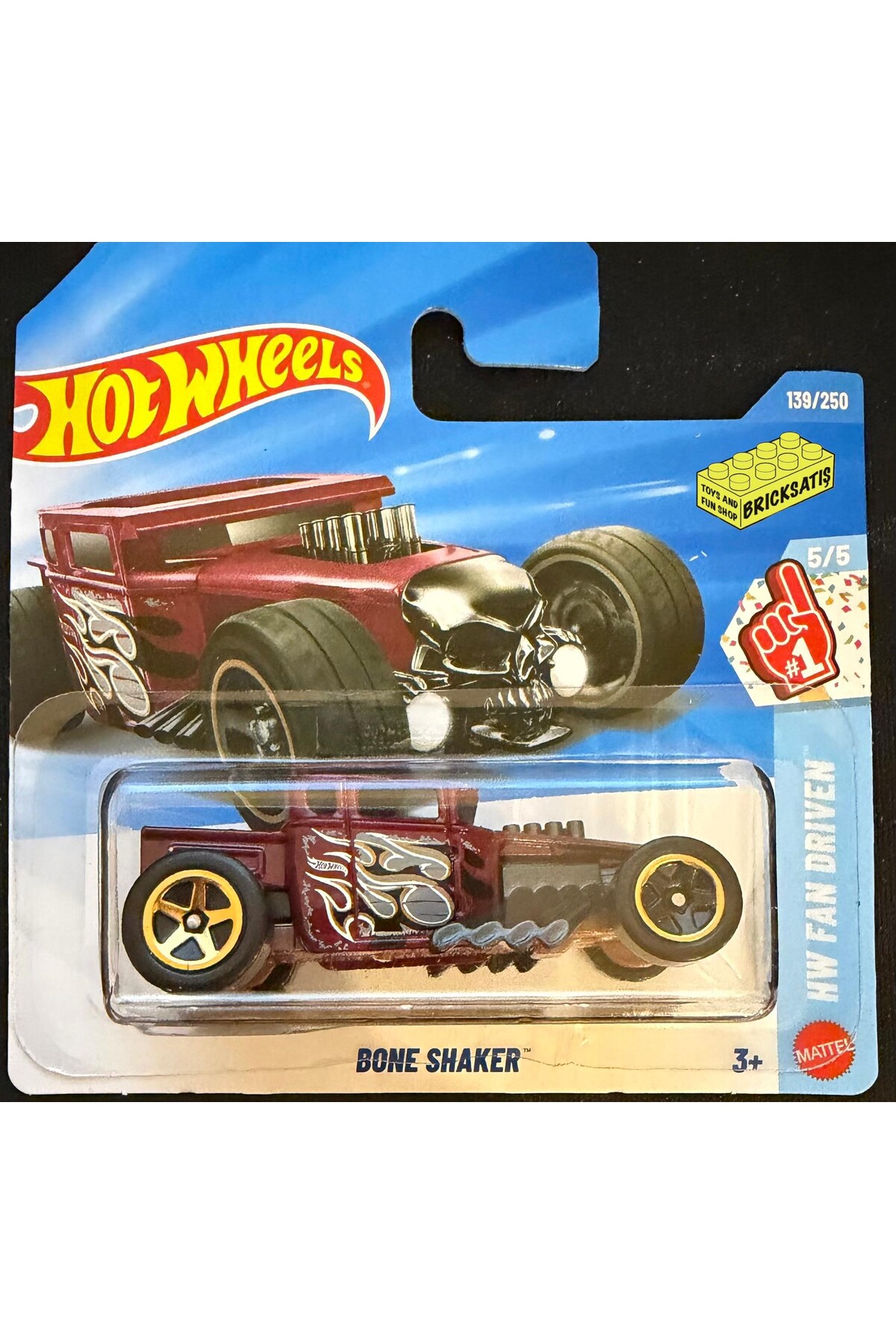 HOT WHEELS Tekli Arabalar Bone Shaker JJJ92 (Fan Driven) - Fiyatı