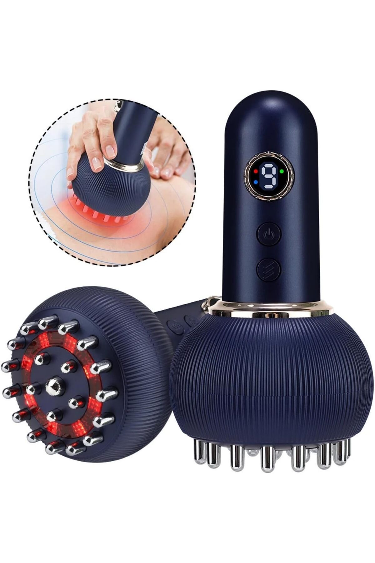 Viacare Electric Lymphatic Drainage & Anti-Cellulite Massager with Heat ...