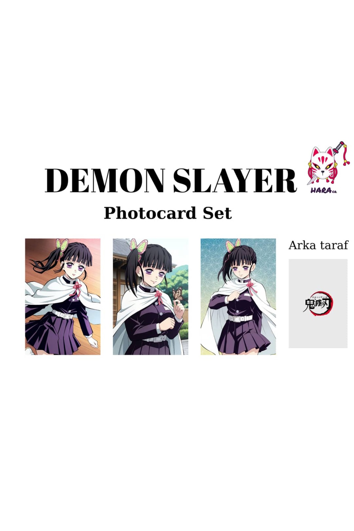 Hara Company Demon Slayer Animesi Kanao Tsuyuri Anime Photocard