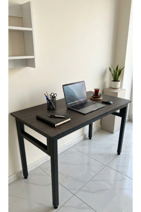 ROBOKİT Siyah 120x60 Çalışma Masası, Bilgisayar Masası, Ofis Masası, Metal Ay...