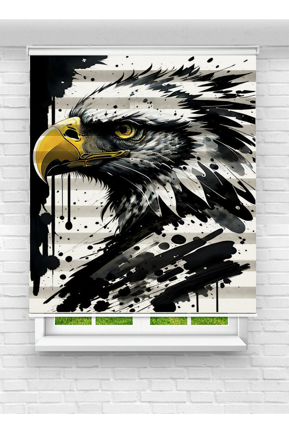 Eagle Printed Zebra Roller Blinds – Modern Decorative Zebra Curtain