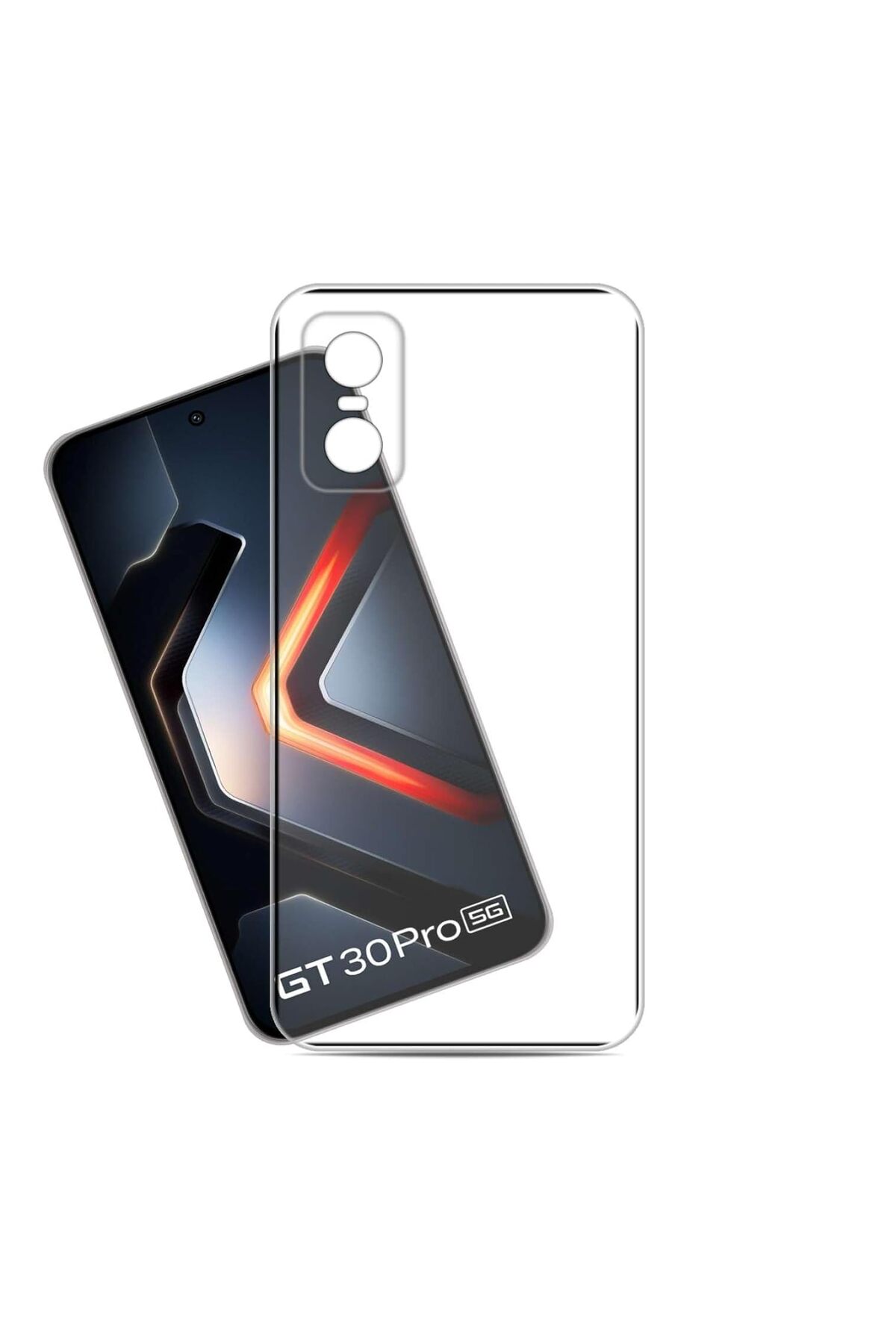 iNfinix GT 30 Pro Uyumlu Kamera Korumalı Kılıf Darbe Önceleyici Şeffaf Transparan Esnek Silikon Kapk