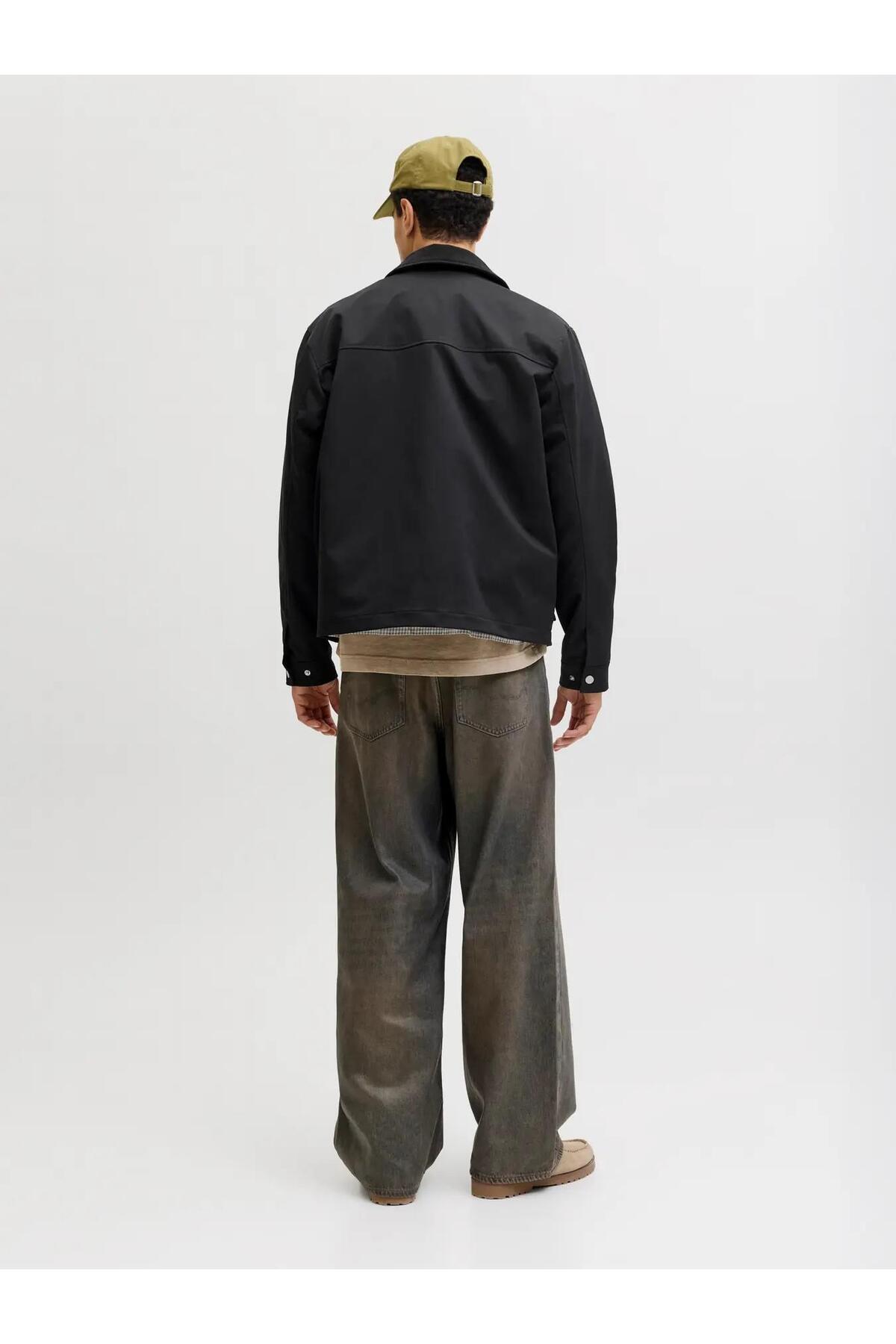 Jack & Jones Erkek Siyah Jorcatskılls Barn Jacket Sn Ceket 12291660-Black görsel 4