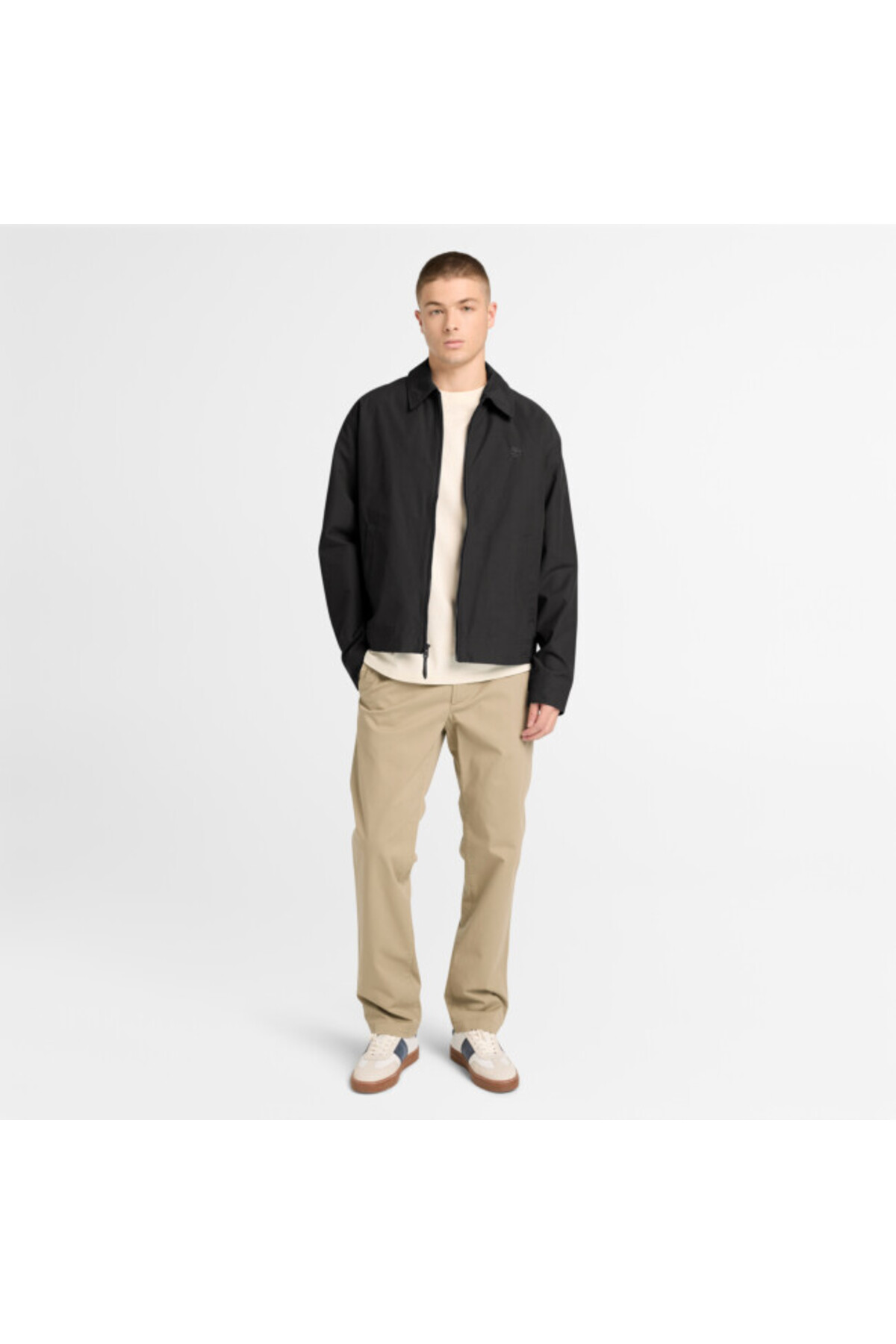 Timberland Stratham Dwr Stratham Cotton Bomber Erkek Siyah Mont Tb0a44950011 görsel 3