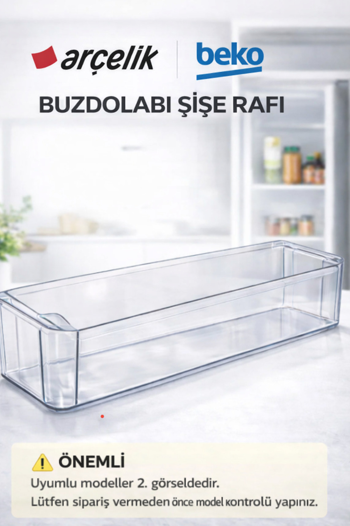 - 5507 Ne - 570505 Eb Refrigerator Cover Bottle Rack 59x5.5cm (MAKE 2ND PAGE MODEL contoured)